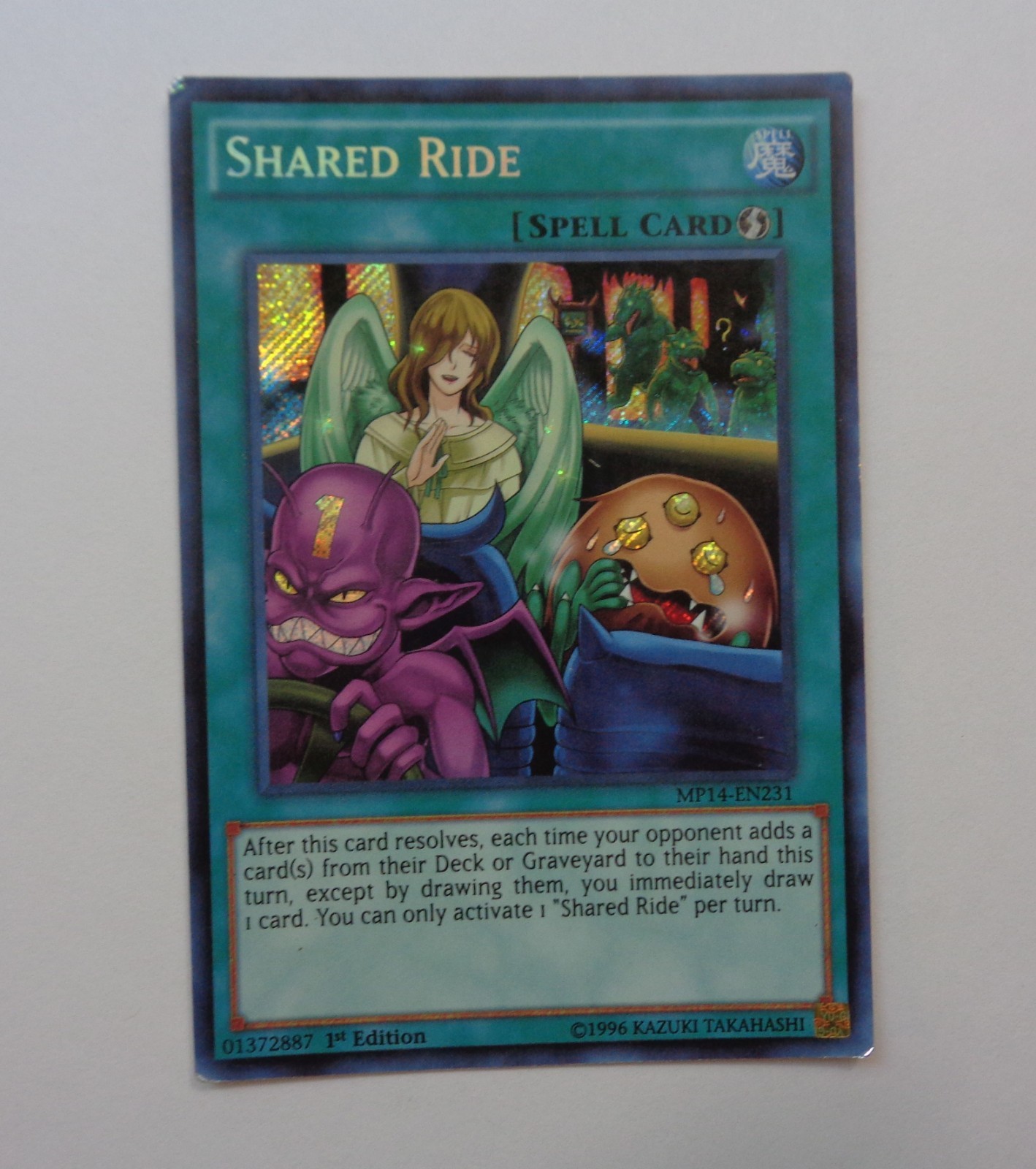 Shared Ride MP14-EN231 (Secret Rare, 1st Edition, Moderately Played / MP)