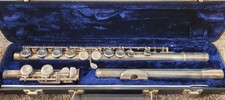 Vtg 1975 Armstrong Silver Plated Student Flute With Original Hard Case
