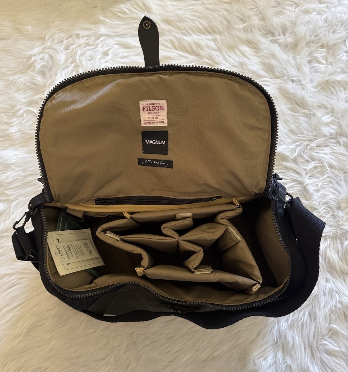 Filson x Magnum New McCurry Sportsman Bag Otter Green Magnum Black