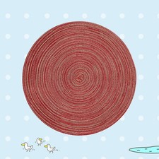 35cm Round Placemats Weave Table Mats Anti-skid Heat-resistant Placemats