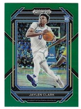 2023 Jaylen Clark Panini Prizm Draft Picks Green Prizm Rookie - Timberwolves
