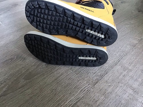 Stivali Merrell Kids Snow Bank taglia 6 impermeabili 4.0 giovani grano nero pelle - Foto 11 di 11
