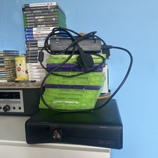 Xbox 360 Console with Power Lead and 11 Games Tested Working No Controller