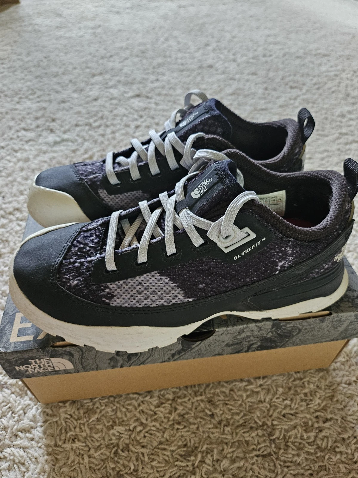 The North Face Women Black Crag Camo-Print One Trail Shoes Sz. 6US
Opens in a new window or tab