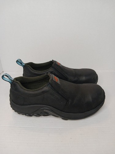 Merrell Herren Dschungel Mokassin Comp Toe Arbeitsschuhe, schwarz, Größe 10 Medium US SIEHE BESCHREIBUNG
