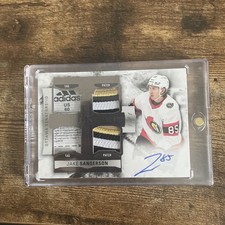 2022-23 Upper Deck The Cup Jack Sanderson#F-BC 1/1 Rookie Patch Auto Laundry Tag