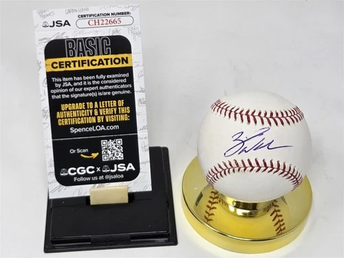 ZACK WHEELER signed OML baseball JSA COA PHILLIES