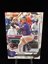 Jordan Beck #OD-269 2026 MLB Topps NOW Road To Opening Day Colorado Rockies