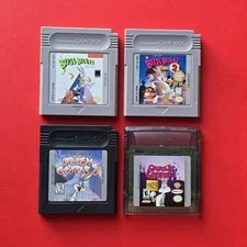 Bug's Bunny Crazy Castle 1 2 3 4 Nintendo Game Boy Original Color Lot 4 Games