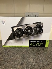 NVIDIA GeForce RTX 4070 Ti MSI SUPRIM 12GB GDDR6X Graphics Card