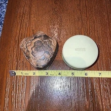 2 Bark Box Dog Toys Tackle Box Treat Dispenser & Jurassic Park Dino Foot Used