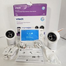 VTech 2-Cameras And Tablet Smart WiFi Baby Monitor, VM901-2HD Tested Works