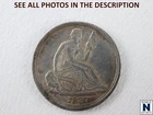 NobleSpirit Spectacular 1837 Seated Liberty Half Dime SUPER SLIDER AU / BU Toned