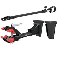 Bike Repair Stand: 360 Rotatable Wall Mounted Removable Clamp - Adjustable Home