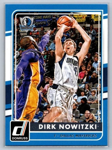 2015-16 Panini Donruss #196 Dirk Nowitzki Dallas Mavericks HOF