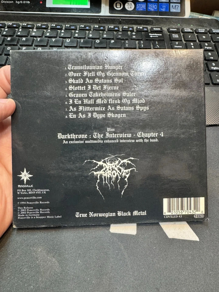 Darkthrone Transilvanian Hunger CD 03 Peaceville Limited Ed NO SCRATCHES! - Image 3 of 4