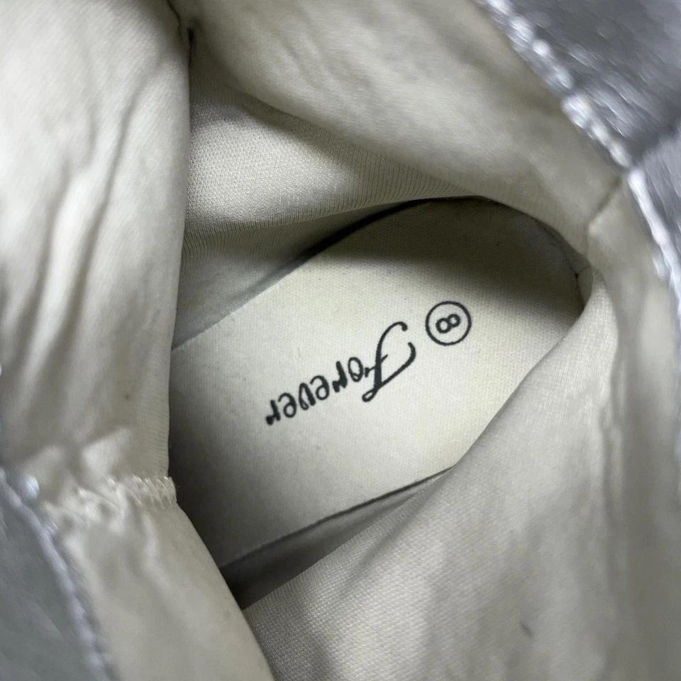 Ковбойские сапоги Forever с серебряными стразами | женские размер 8 вестерн гламур - Изображение 4 из 4