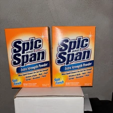 2- 27 Oz Spic & Span All Purpose Cleaner Extra Strength Powder Sun Fresh