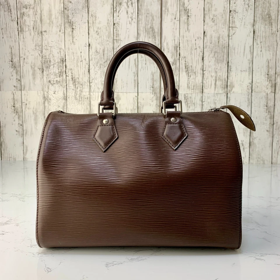 Bolso de Mano LOUIS VUITTON Speedy 25 Epi Marrón Mini Boston M5903D Auténtico【Estado:S】 Foto 3 de 4