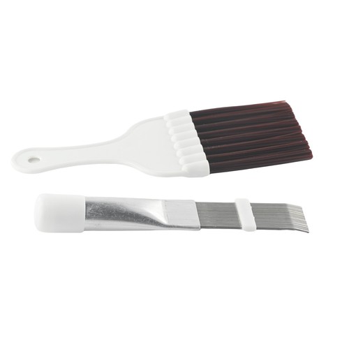 A/C Fin Comb Repair Tool Cleaner Fin Repair Tool Stainless Steel 2PCS ABS - Picture 17 of 18
