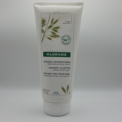 KLORANE Ultra Gentle Conditioner with Oat Milk 6.7oz/200ml Full Size NEW No Box
