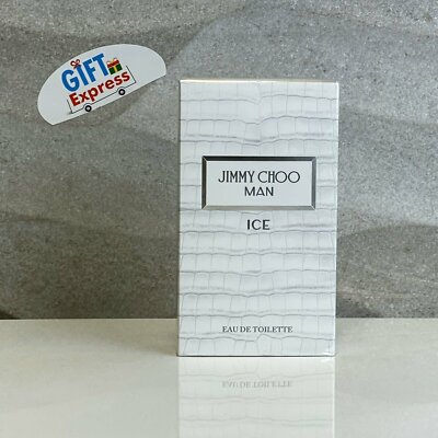 Jimmy Choo Man Ice Eau de Toilette Spray for Men 3.4 oz   New in Box Fragrance