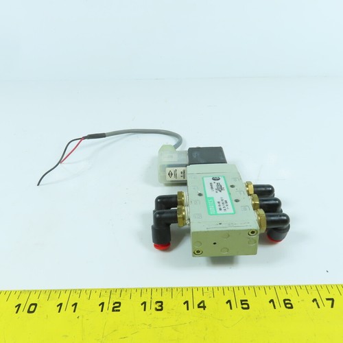 Numatics L12BA452B Valvola pneumatica 2 posizioni 145PSI 24VDC bobina con connettori da 1/4" - Foto 5 di 8