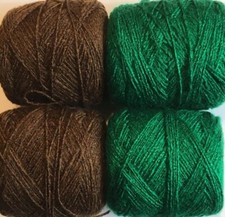 Yarn estamre. Brisa Colors 1397/143, Acrylic/Rayon.450 yards per ball.1 lot of4.