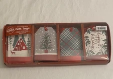 Winter Wonder Lane 20 Count Gift Tags Christmas Shiny/Sparkle NIP