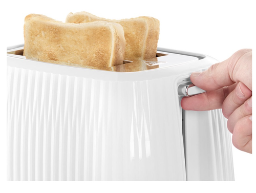 Russell Hobbs RHT2737WHT Eden 2 Slice Toaster - White - Picture 4 of 5
