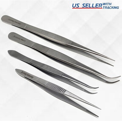 PROFESSIONAL TWEEZERS FOR WATCH MAKERS/REPAIRERS JEWELLERY SURGICAL TOOL