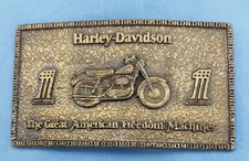 Harley-Davidson Motorcycles # 1 Belt Buckle Pre-Owned 1974  Reproduction