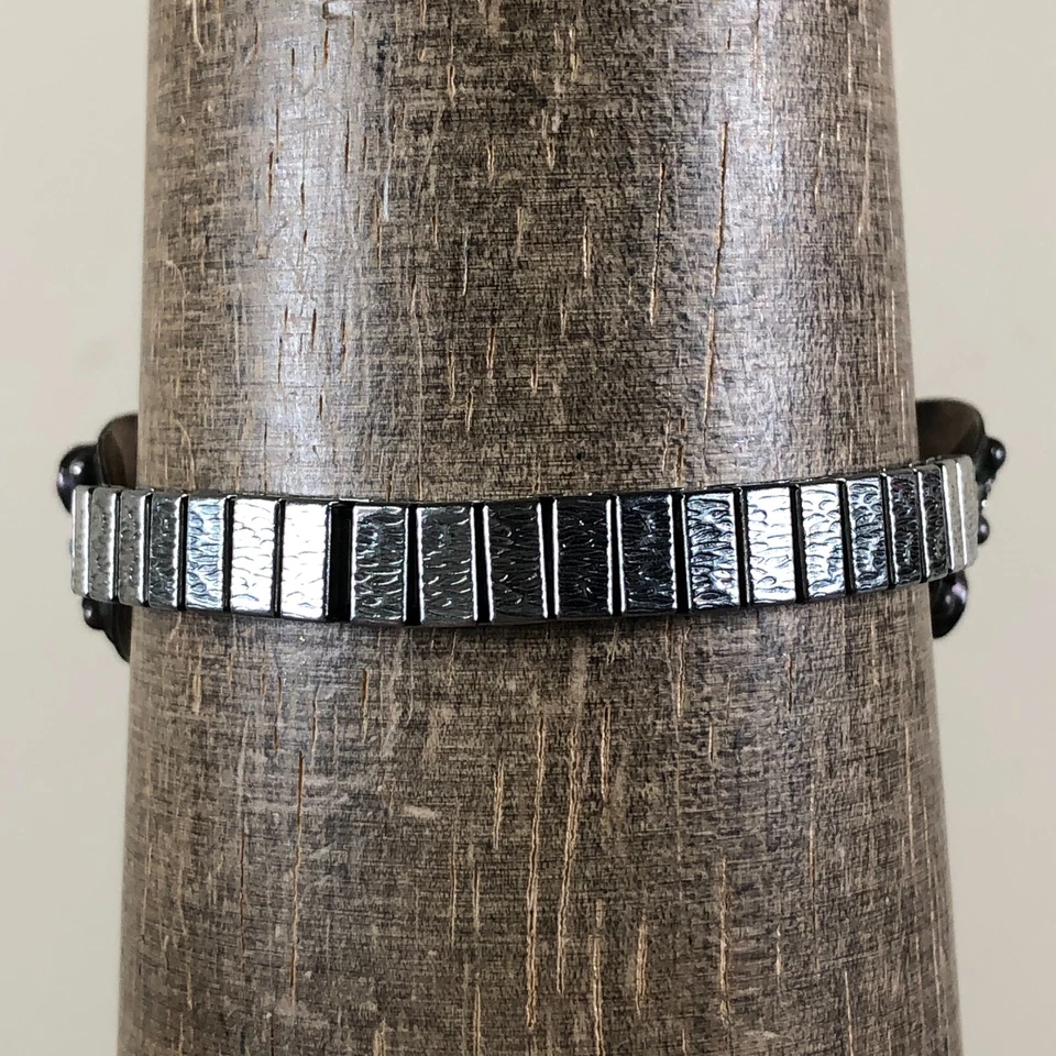 Reloj Sharp Mujer Navajo Turquesa Plata Esterlina Expansión 21mm 6 1/4" Foto 4 de 4