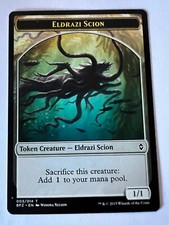 MTG Magic The Gathering Battle for Zendikar Token Creature Eldrazi Scion LP