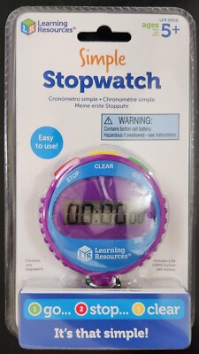 Learning Resources Simple Stopwatch Ages 5-Up Multi LER0808