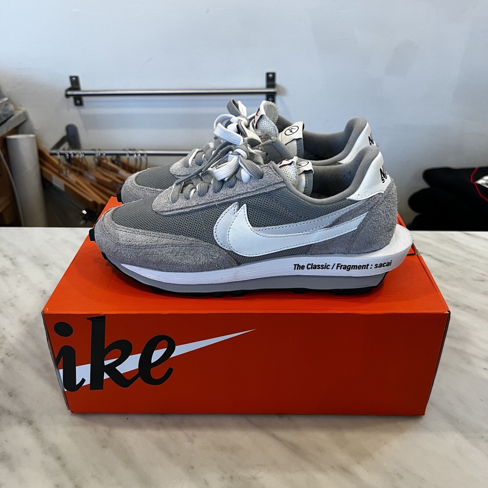 SACAI X NIKE Taglia 8 5 Nike LDV Waffle x Fragment Design x Sacai Grigio