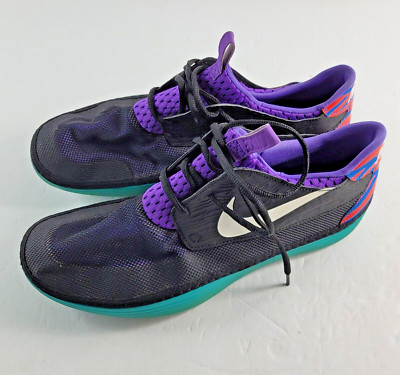 Nike Size 12‎ Solar soft Mocassin Black Purple Nike Solarsoft Moccasin Low Black Turbo Green Purple 555301  main image 3
