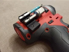 2Side Bit Holder for Milwaukee M12 Fuel 2553-20 Hex Impact Driver *Holds 4 Bits*