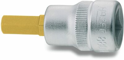 Hazet Screwdriver Socket Insert 10mm 3/8'' Hexagonal Interior 5 8801