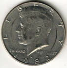 USA - 1982D - Kennedy ½ Dollar - Bald Eagle - Rare - #12605