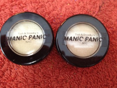 TWO MANIC PANIC GLITTER JEWELS Eye Body Micro Glitter Powder White