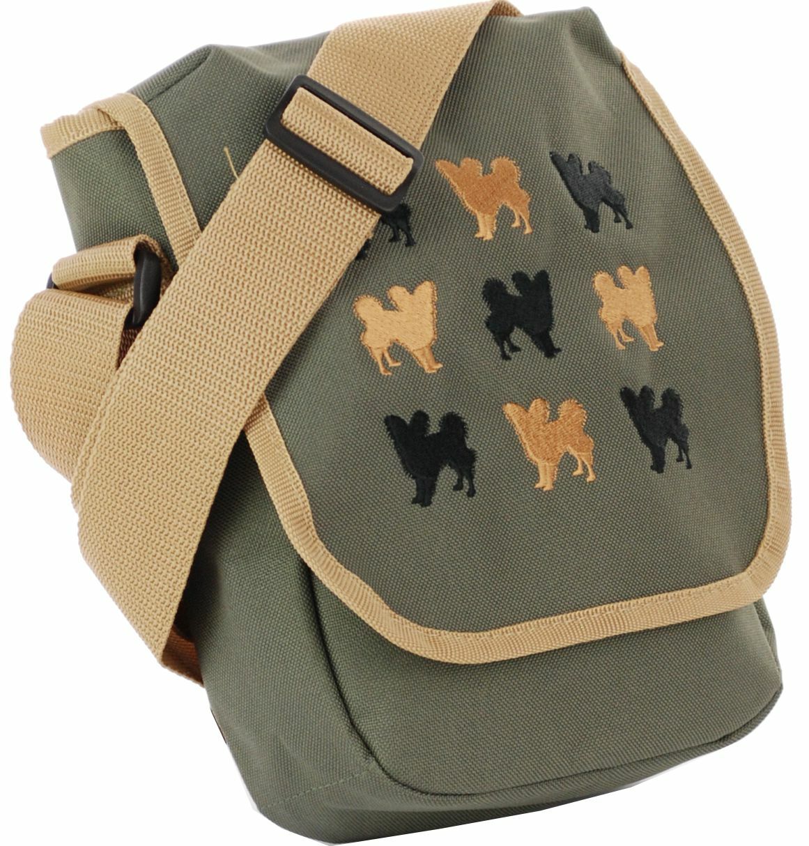 Papillon dog walking cross body shoulder bag dog walkers treat training