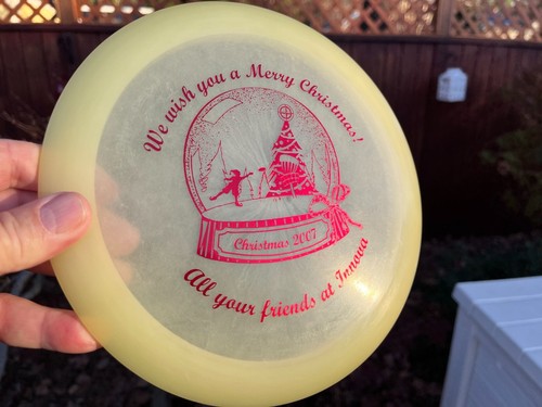 2007 Champion Orc Christmas Patent #'s Penned GLOW PFN Disc Golf Innova #2143 - Picture 3 of 13