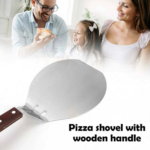 Pizza Shovel Spatula Peel Cake Stainless Steel Lifter Paddle Baking Tray - Picture 2 of 9