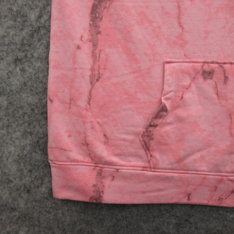 Ambrielle 睡衣女式衬衫超小号粉色长袖模拟领口袋 — 第 4/4 张图片