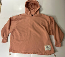 Adidas Oversized Women's Hoodie Three Stripe Life Coral Color NICE great gift XS
