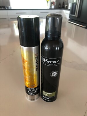 NEW Tresemme Volumizing Mousse Tres Extra Hold 10.5 oz + Pantene Triple Volume