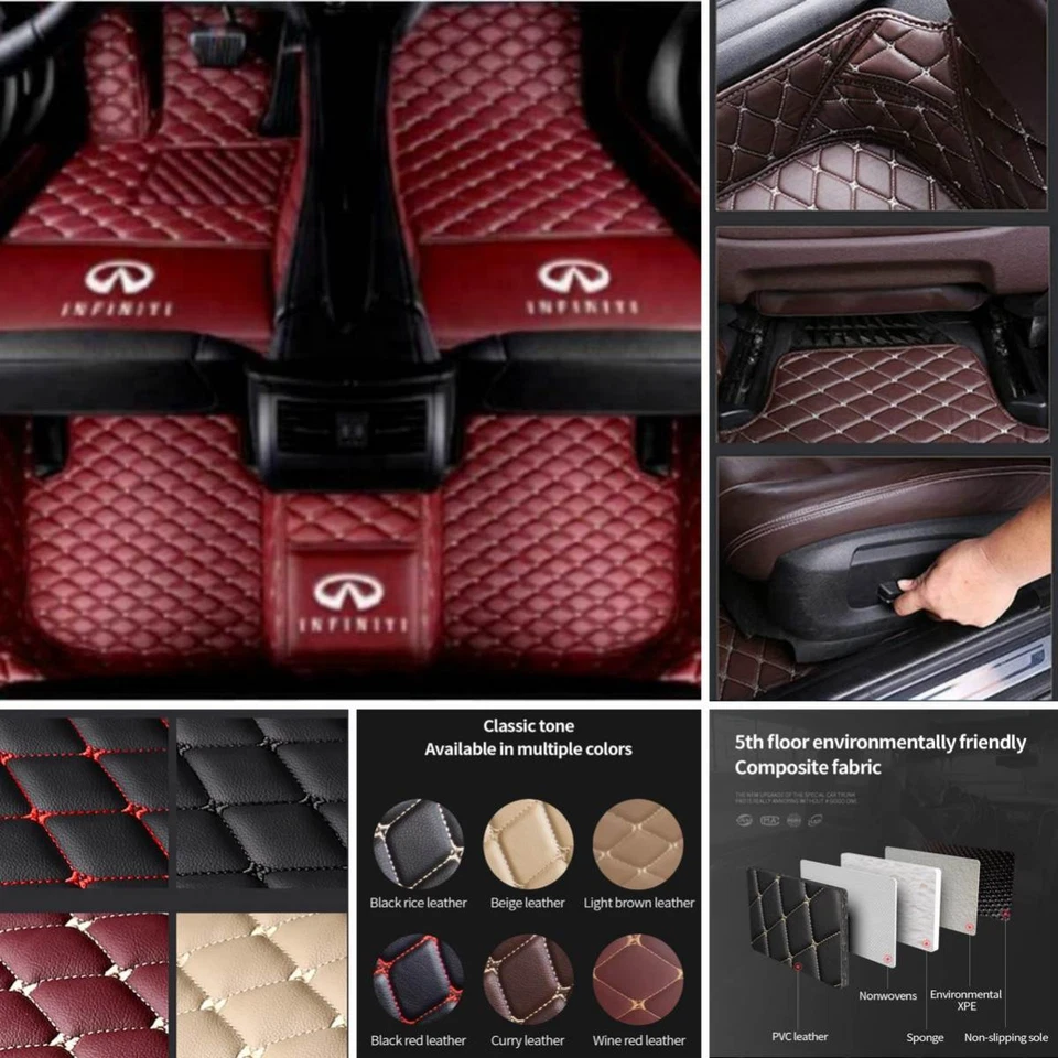 Fit For Infinity G35 G25 G37 G20 Q50 QX50 QX60 M35 M37 M45 Car Floor Mats Liners Foto 4 de 4