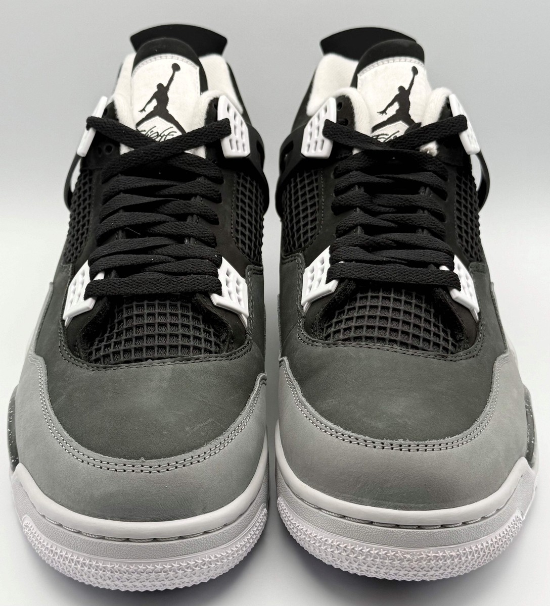 Air Jordan 4 Retro Fear ブラック/ホワイト Nike Air Jordan 4 Retro Fear Black White FQ8138-002 Men's Sz