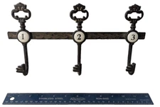 Wrought Iron Coat Towel Key Hat Rack Hook Hanger